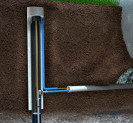 Collerette de betonite exemple